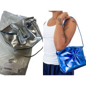 Maryam Nassir Zadeh Lille Bag Titane Silver Size OS NWT